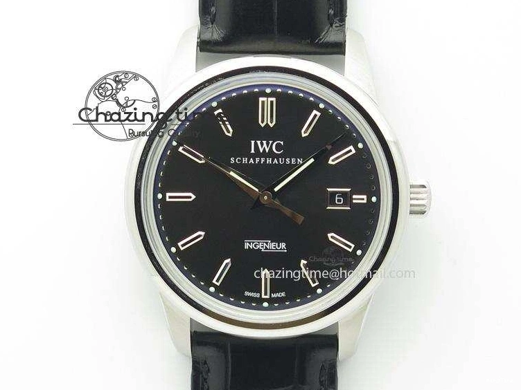 MIROTIME 0507 Ingeniuer St.Laurens SS Black Dial MKF 1:1 V2 Best Edition On Black Leather Strap A Functional 7351
